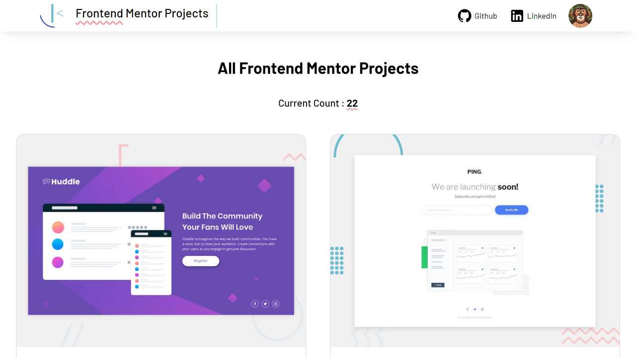 Frontend Mentor Projects